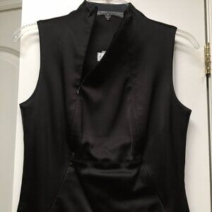 Black sculpted sheath dress by Freda's, size US 4